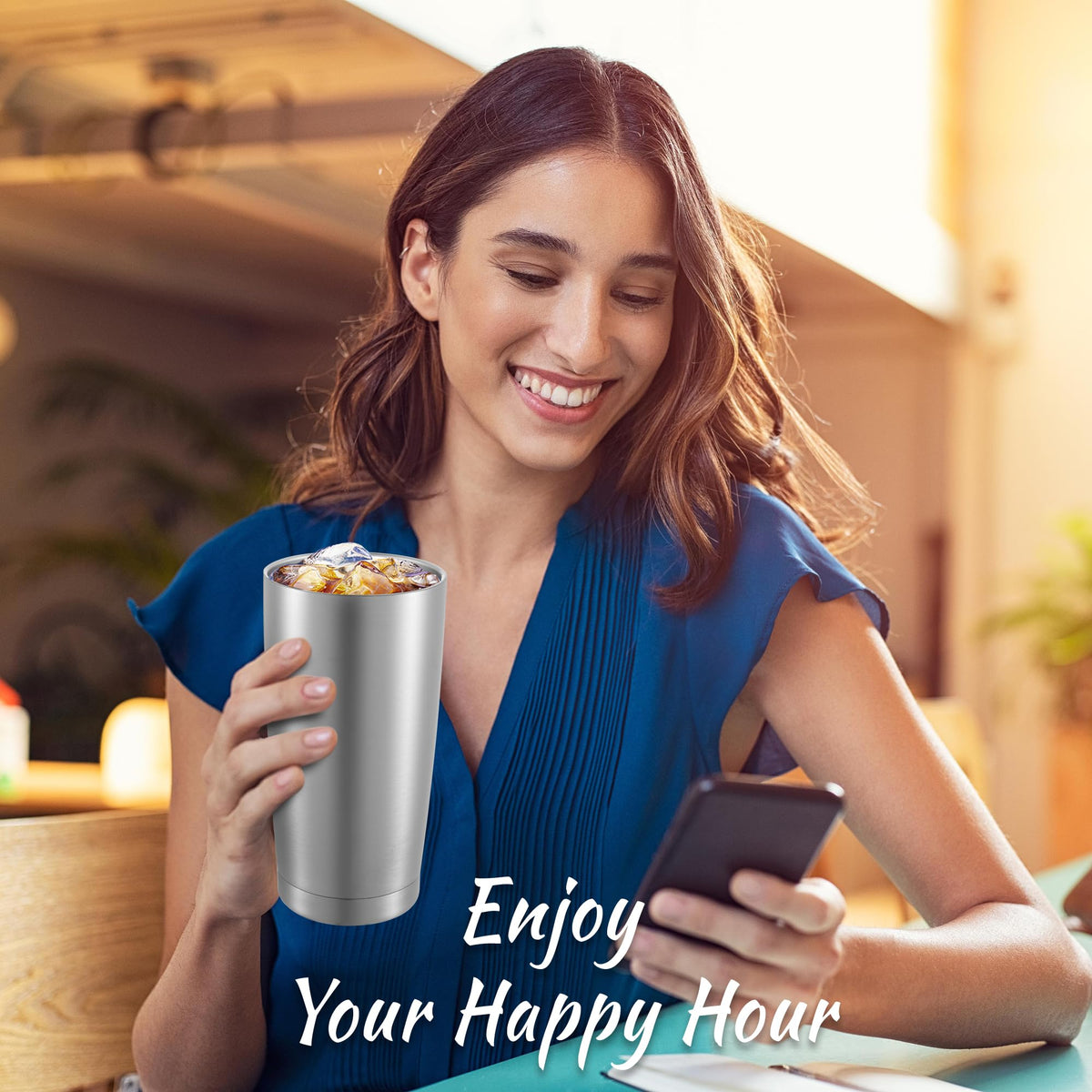 20 oz Stainless Steel Insulated Tumbler with Lid N552