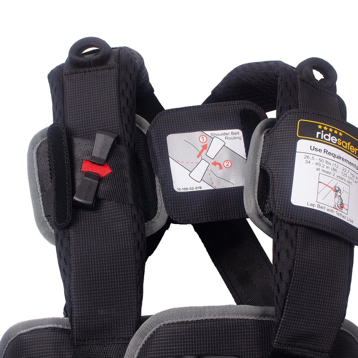 Black Small Lightweight Portable Child Safety Car Seat B2404
