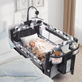5-in-1 Baby Bassinet Bedside Sleeper with Changing Table S21236