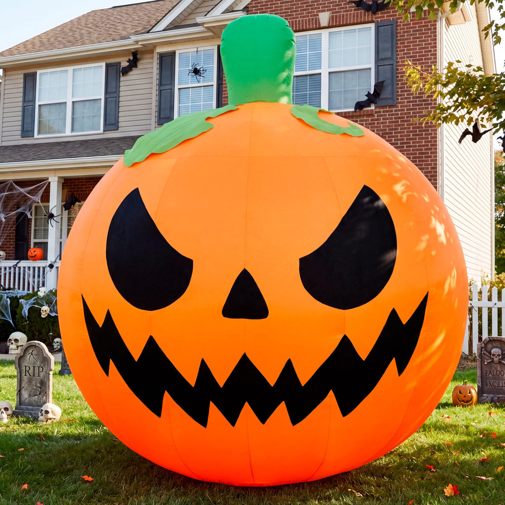 10FT Tall Inflatable Pumpkin with Built-in LED Lights D243